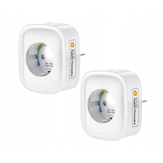 Inteligentne gniazdko WiFi Gosund SP1-H, 2 sztuki (HomeKit) (dwupak)