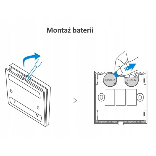 Bezprzewodowy Włącznik Światła Sonoff 433MHz T2EU2C-RF (2-kanałowy)