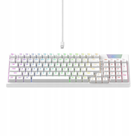 Klawiatura Gamingowa Havit KB885L RGB (biała)