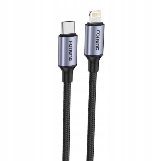 Kabel USB-C do Lightning Foneng X95 PD20W 1.2m (szary)